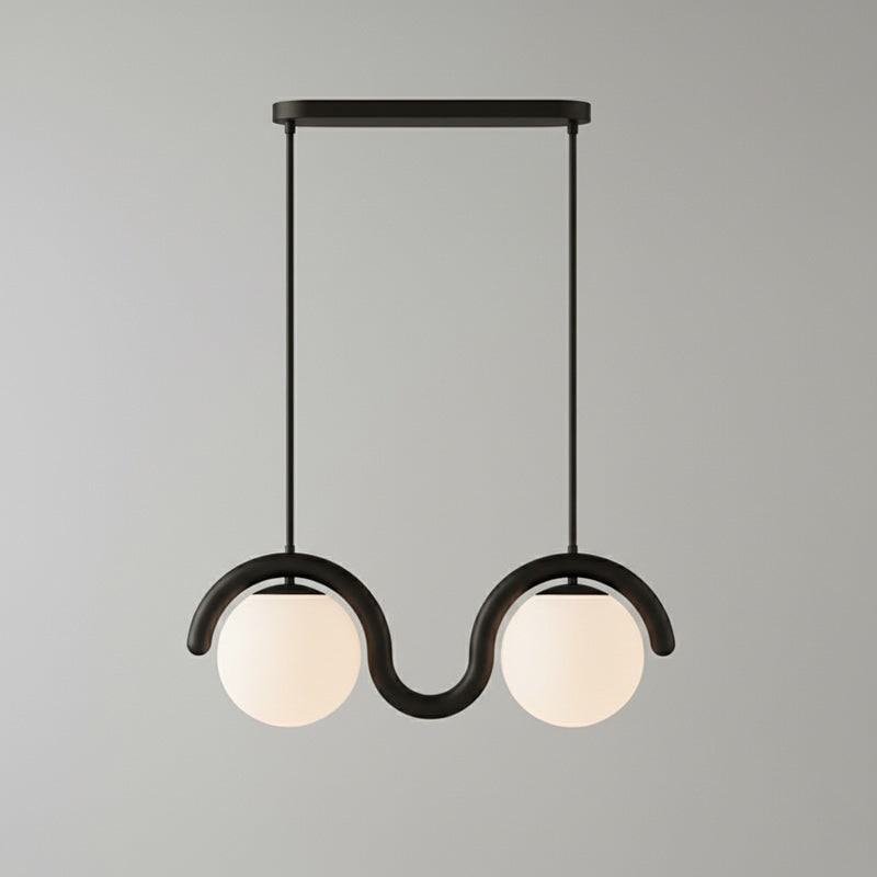 Linear Red and Silver Chandelier Modern Home Lighting - Image 37