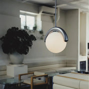 Linear Red and Silver Chandelier Modern Home Lighting - Image 4
