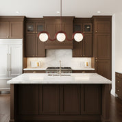 Linear Red and Silver Chandelier Modern Home Lighting - Image 73