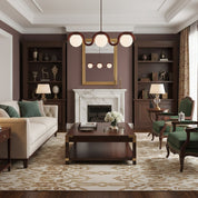 Linear Red and Silver Chandelier Modern Home Lighting - Image 75
