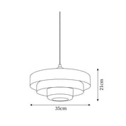 Mid-Century Modern Pendant Light Bauhaus Iron Design Dining Room - Image 12