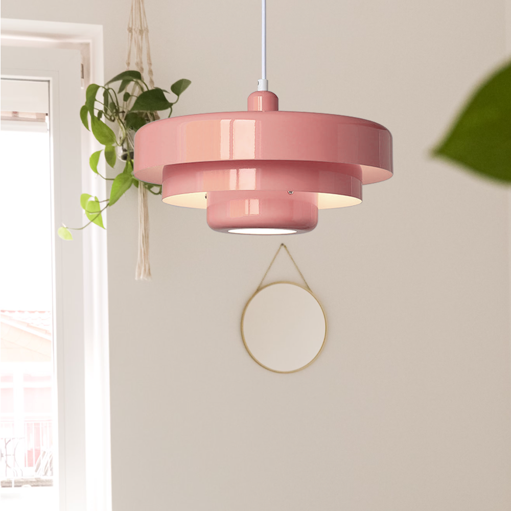 Mid-Century Modern Pendant Light Bauhaus Iron Design Dining Room - Image 13