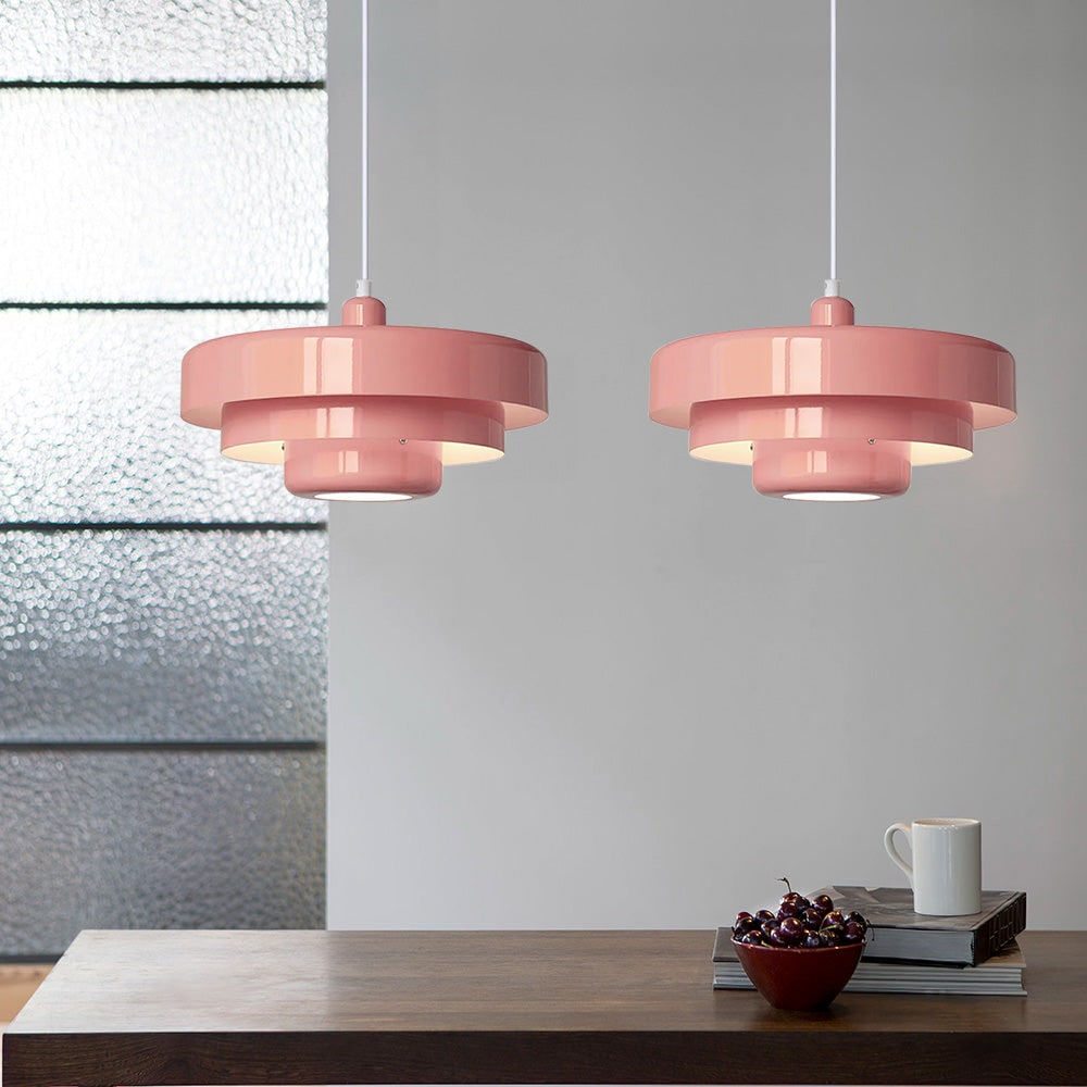 Mid-Century Modern Pendant Light Bauhaus Iron Design Dining Room - Image 16