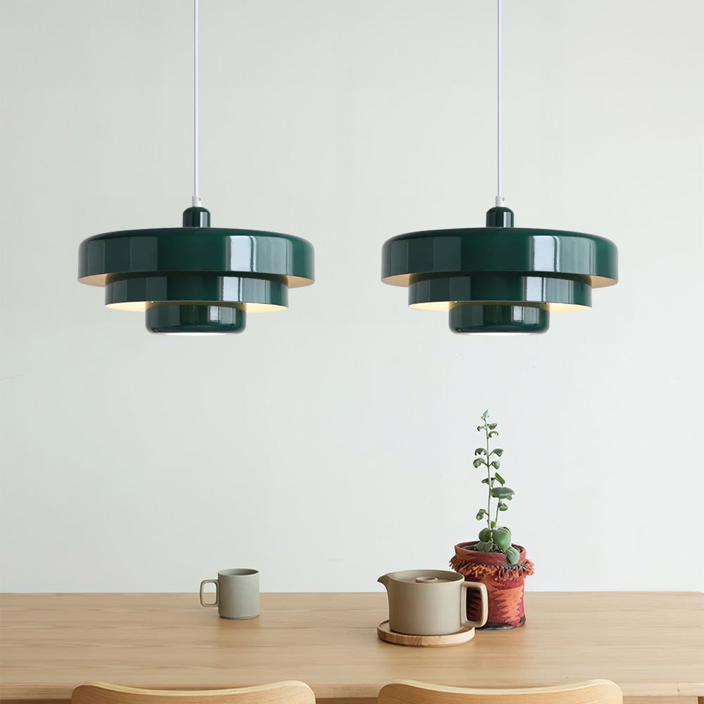 Mid-Century Modern Pendant Light Bauhaus Iron Design Dining Room - Image 19