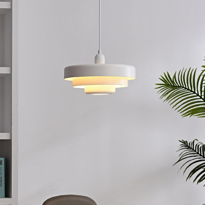 Mid-Century Modern Pendant Light Bauhaus Iron Design Dining Room - Image 2