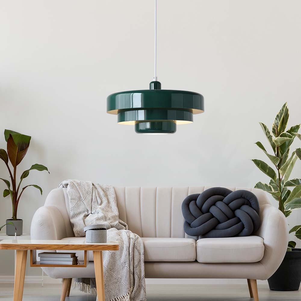 Mid-Century Modern Pendant Light Bauhaus Iron Design Dining Room - Image 22
