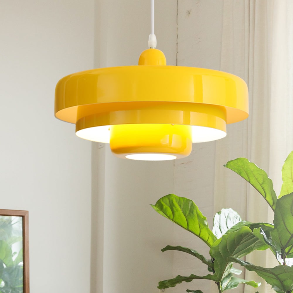 Mid-Century Modern Pendant Light Bauhaus Iron Design Dining Room - Image 30