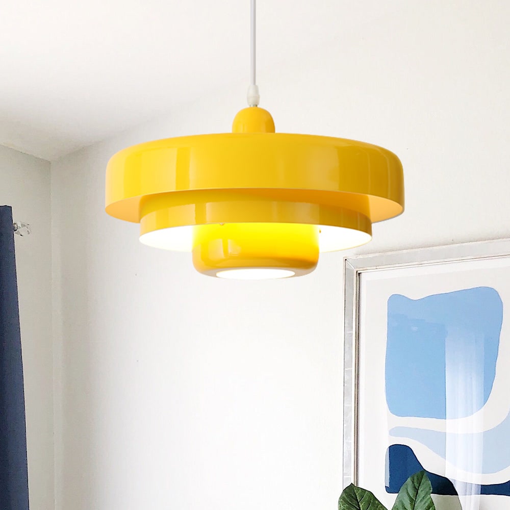 Mid-Century Modern Pendant Light Bauhaus Iron Design Dining Room - Image 32