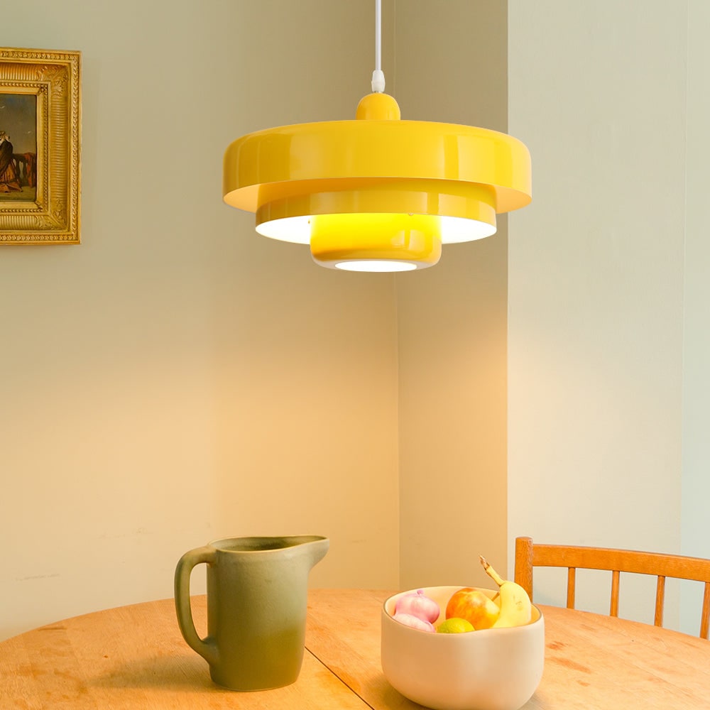 Mid-Century Modern Pendant Light Bauhaus Iron Design Dining Room - Image 34