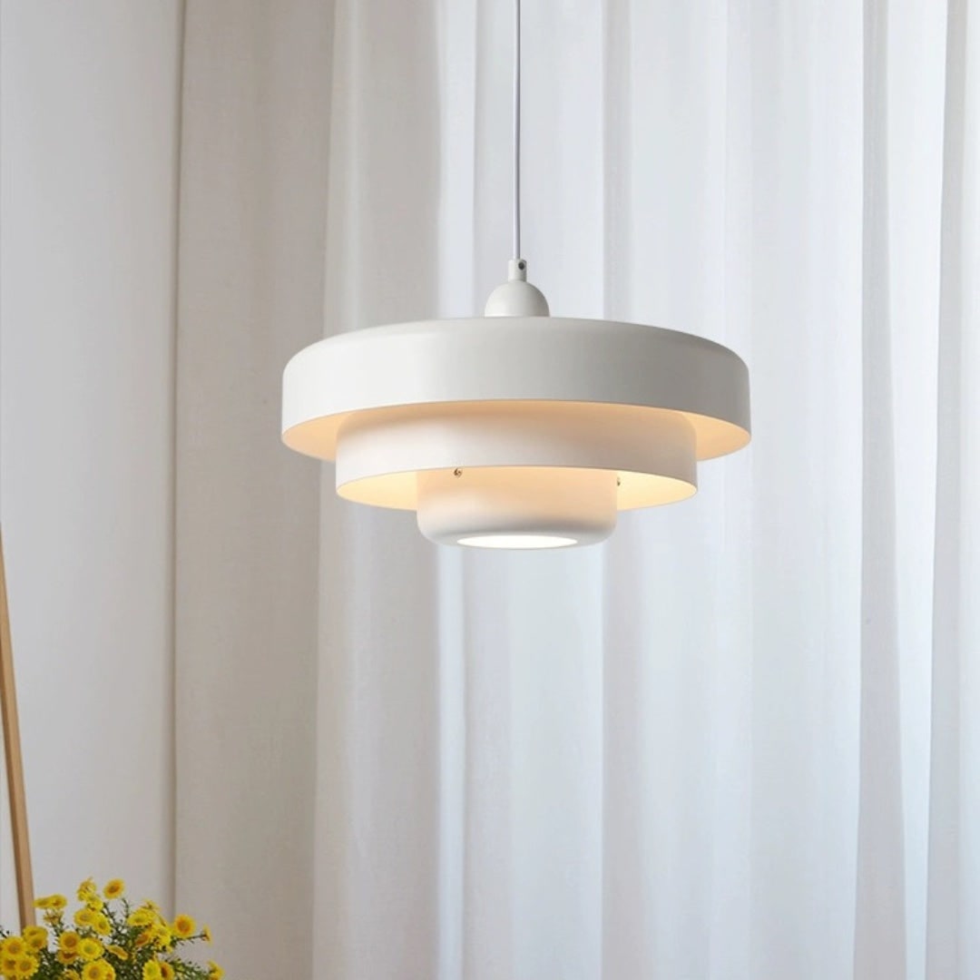Mid-Century Modern Pendant Light Bauhaus Iron Design Dining Room - Image 4