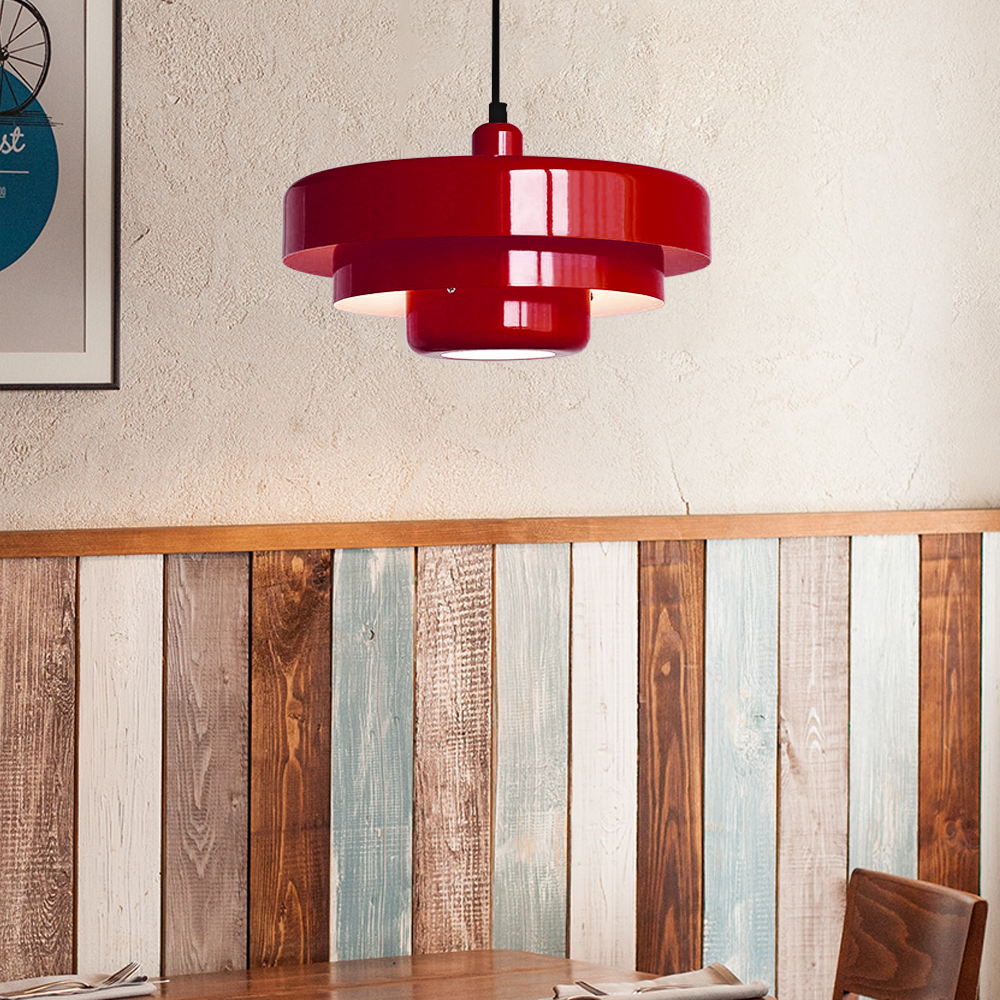 Mid-Century Modern Pendant Light Bauhaus Iron Design Dining Room - Image 43