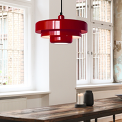 Mid-Century Modern Pendant Light Bauhaus Iron Design Dining Room - Image 45