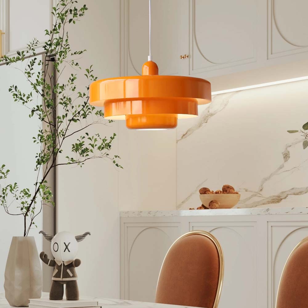 Mid-Century Modern Pendant Light Bauhaus Iron Design Dining Room - Image 7