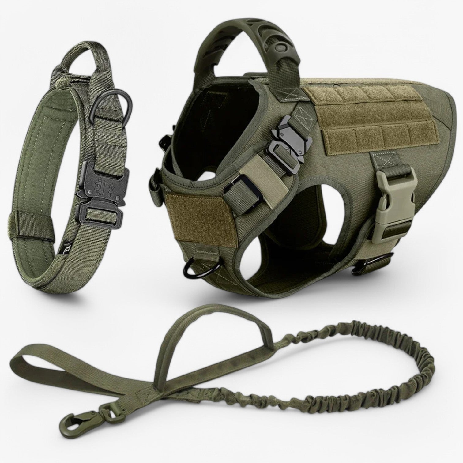 Military Dog Tactical Training Vest Quick-Release System - Image 11