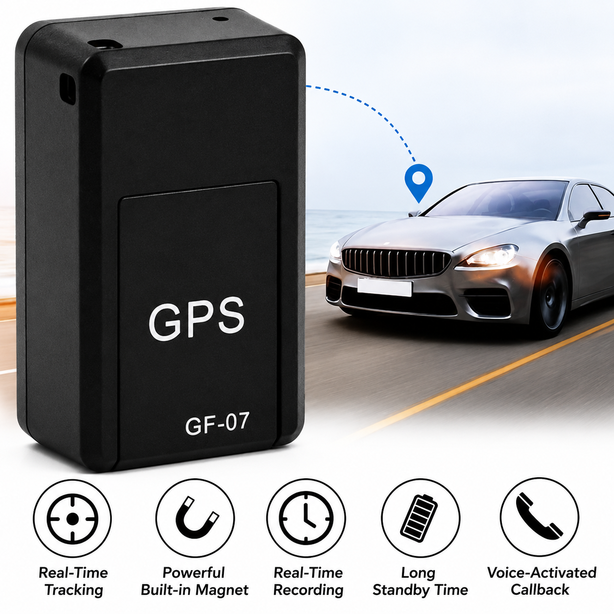 Mini GPS Tracker Real-Time Location Tracking Magnetic & Discreet - Image 4