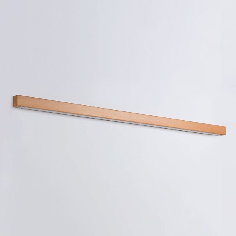 Minimalist Wood Bathroom Wall Light Fixture Modern Spaces - Image 10