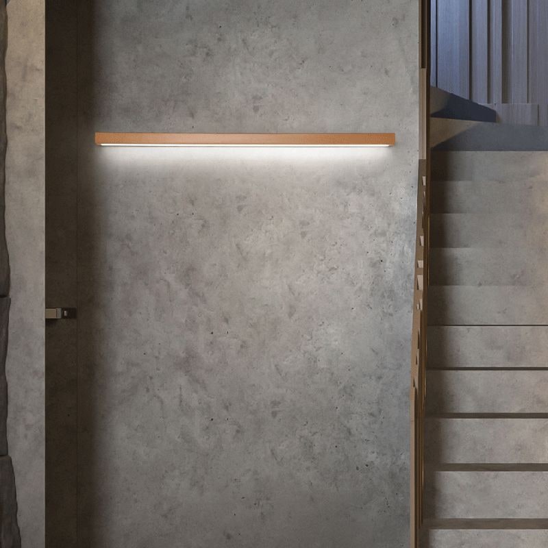 Minimalist Wood Bathroom Wall Light Fixture Modern Spaces - Image 7