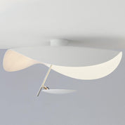 Modern Black Pendant Light Gold Leaf Accent Living Room - Image 10