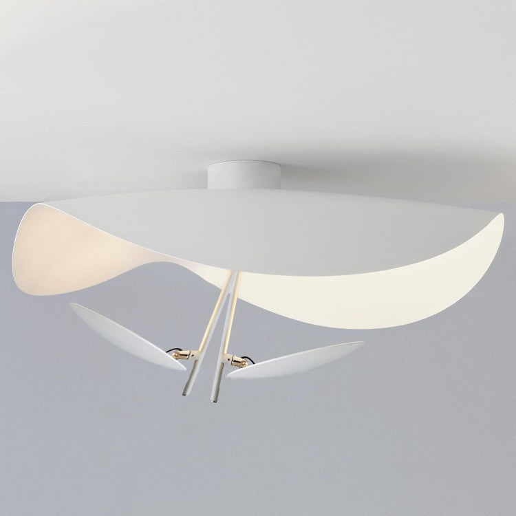 Modern Black Pendant Light Gold Leaf Accent Living Room - Image 17