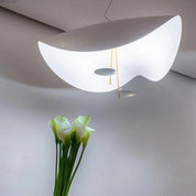 Modern Black Pendant Light Gold Leaf Accent Living Room - Image 26