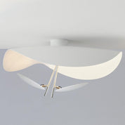 Modern Black Pendant Light Gold Leaf Accent Living Room - Image 27