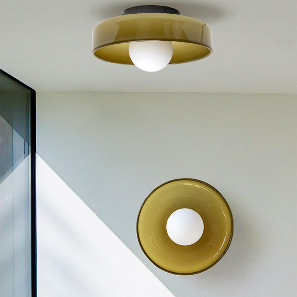 Modern Ceiling Light Fixture Kitchen Round Flush Mount Design - Image 1