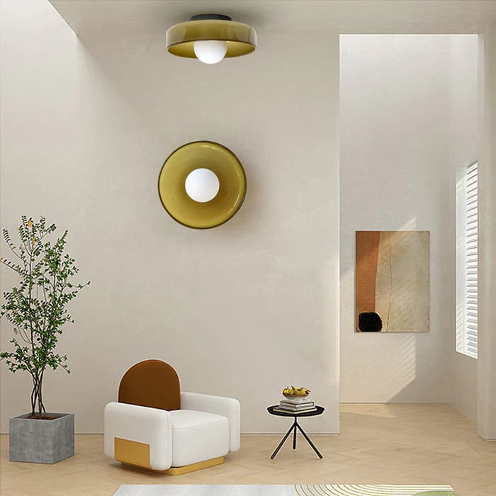 Modern Ceiling Light Fixture Kitchen Round Flush Mount Design - Image 2