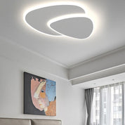 Modern Flush Mount Ceiling Light Living Room White Design - Image 11