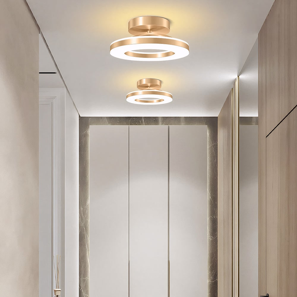 Modern LED Ceiling Hallway Iron Fixture Contemporary Design - Image 1