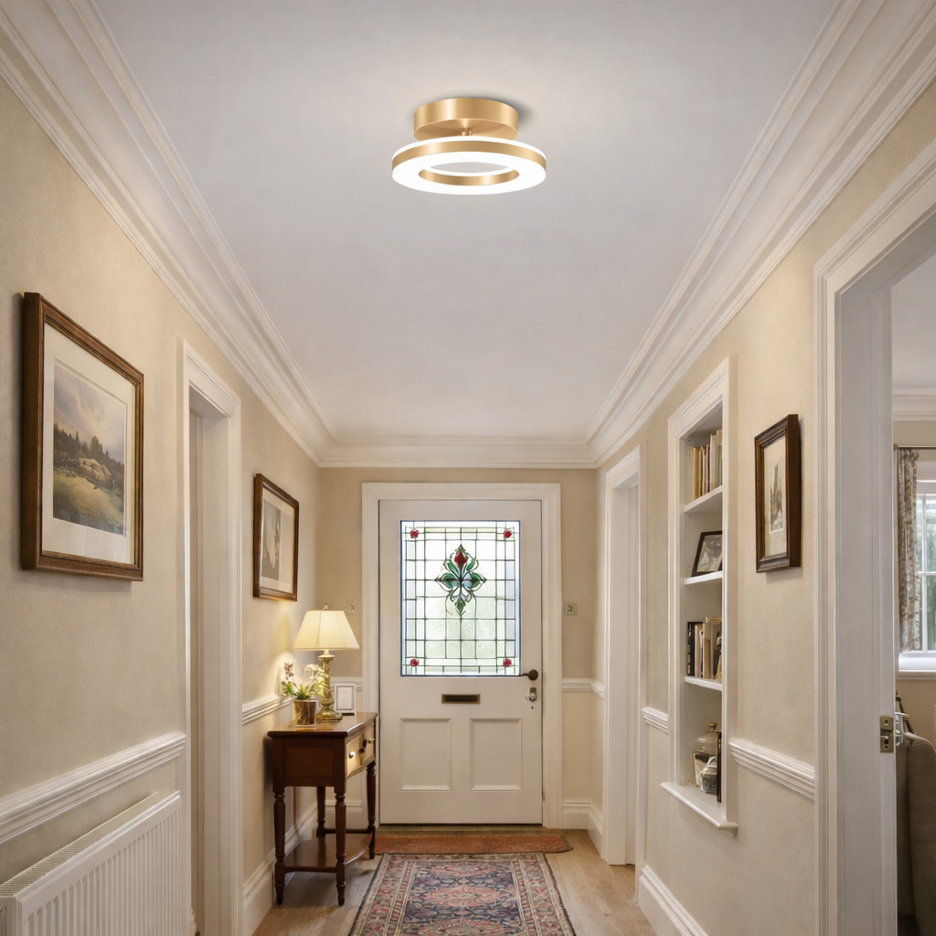 Modern LED Ceiling Hallway Iron Fixture Contemporary Design - Image 2
