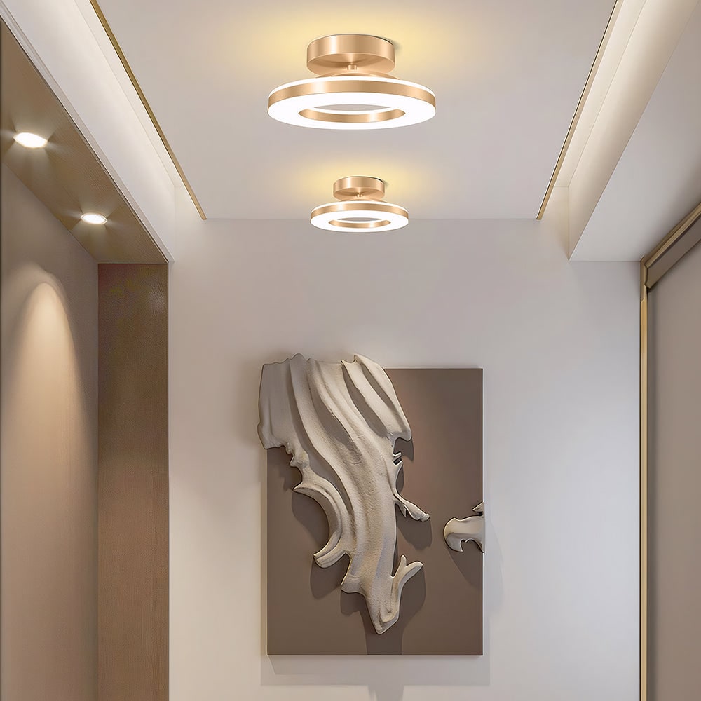 Modern LED Ceiling Hallway Iron Fixture Contemporary Design - Image 3