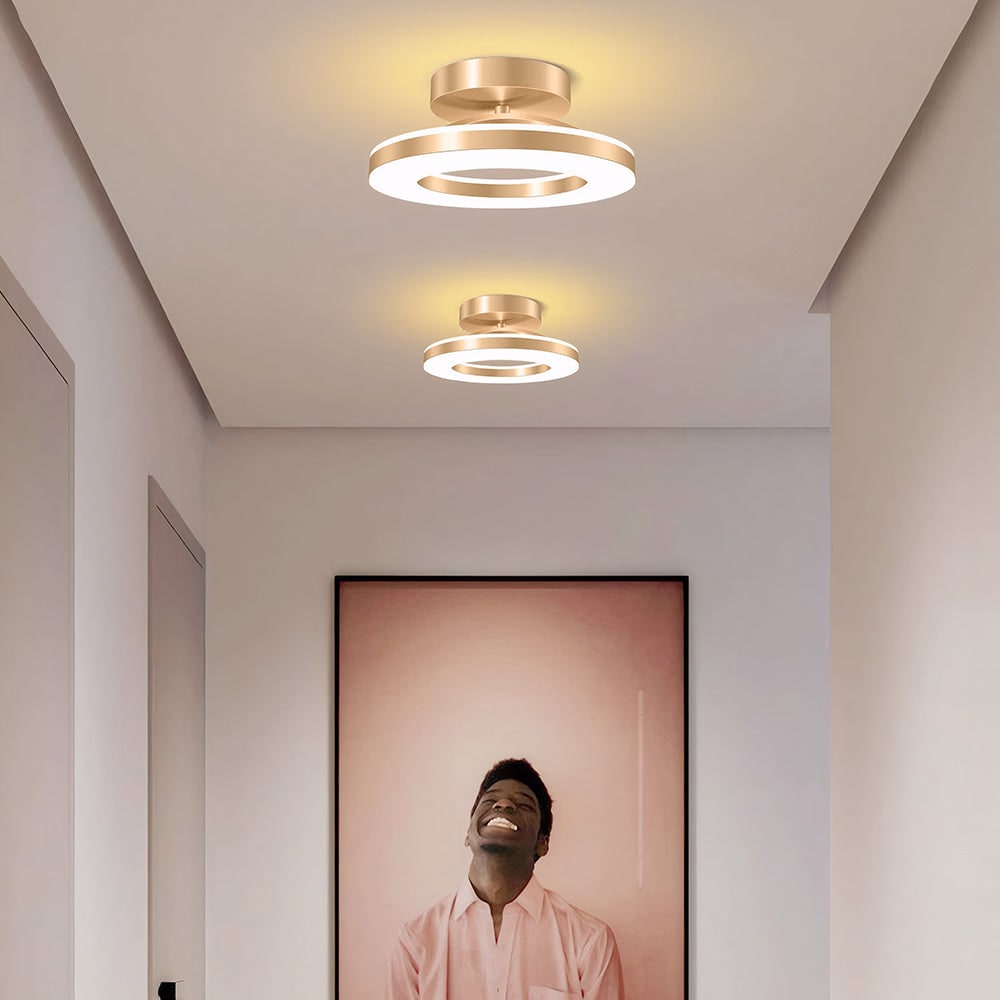 Modern LED Ceiling Hallway Iron Fixture Contemporary Design - Image 6