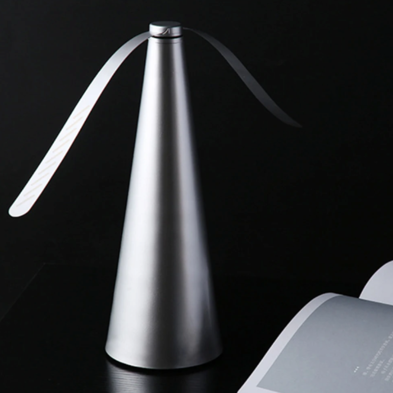 Modern LED Desk Lamp Adjustable Shade Black Metal Design - Image 1