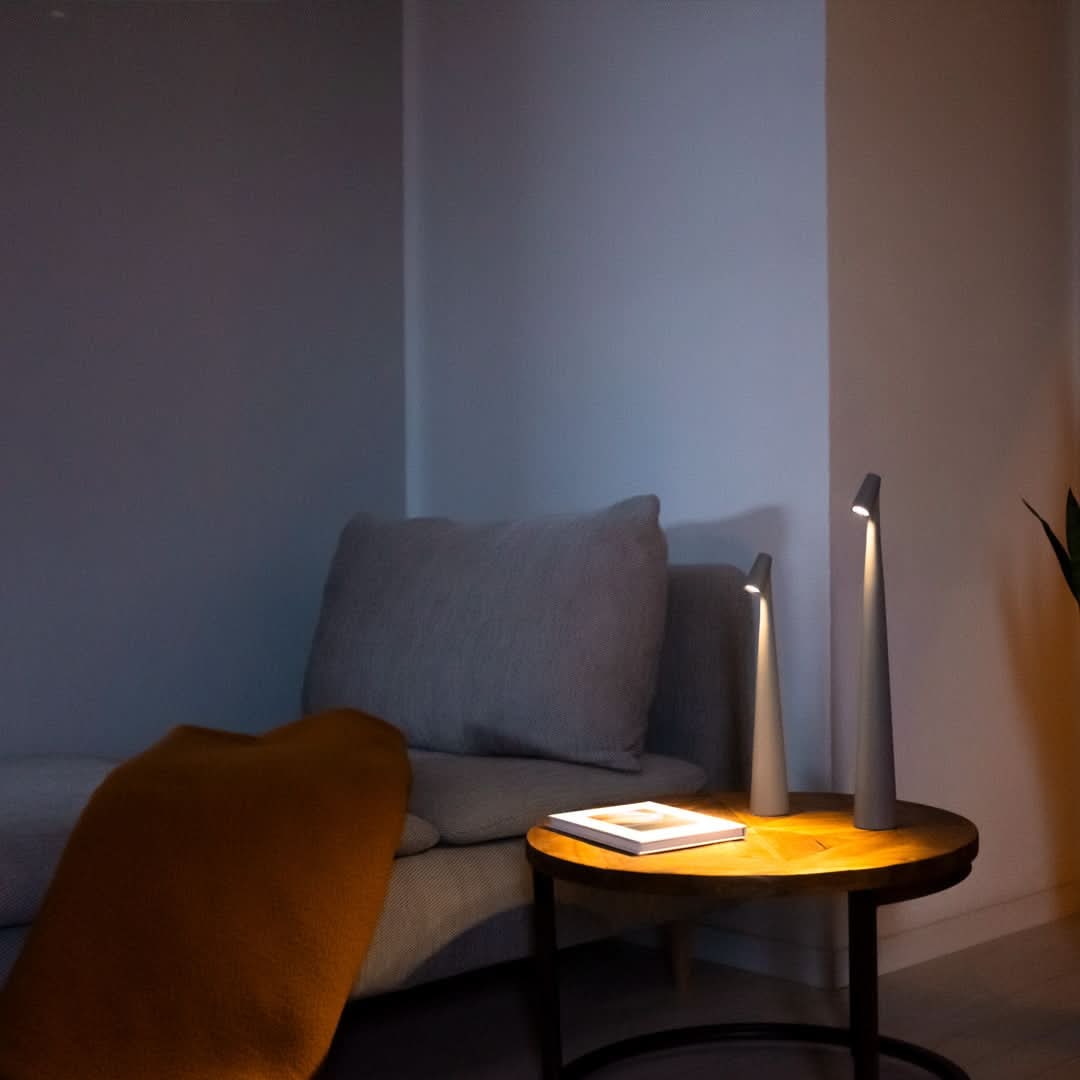 Modern LED Table Lamp Touch Dimming Stylish Home Lighting - Image 4