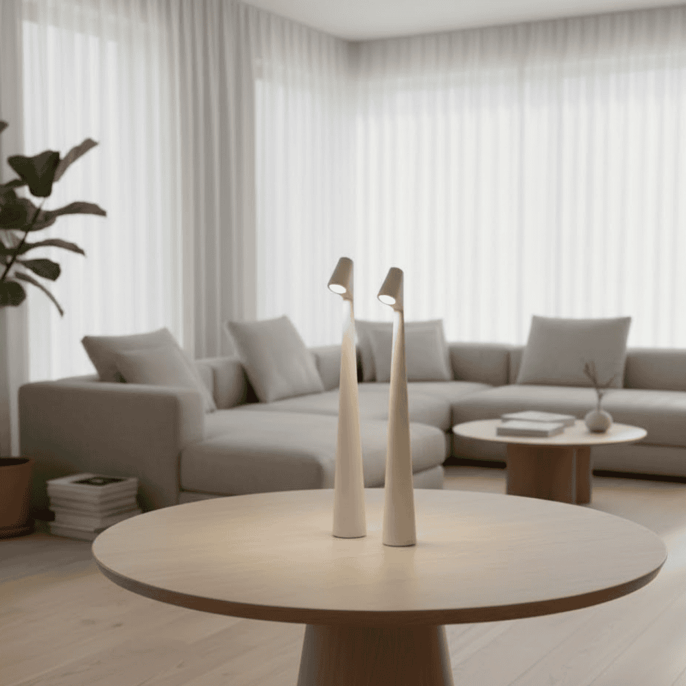 Modern LED Table Lamp Touch Dimming Stylish Home Lighting - Image 7