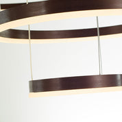Modern Pendant Light Black and Gold Metal Rings Living Room - Image 37