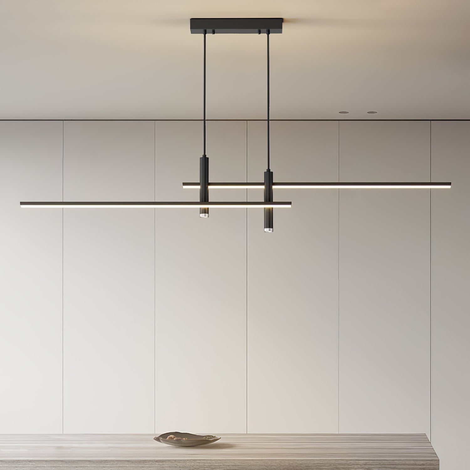 Modern Pendant Light Dining Room Sleek Black and Gold Design - Image 14