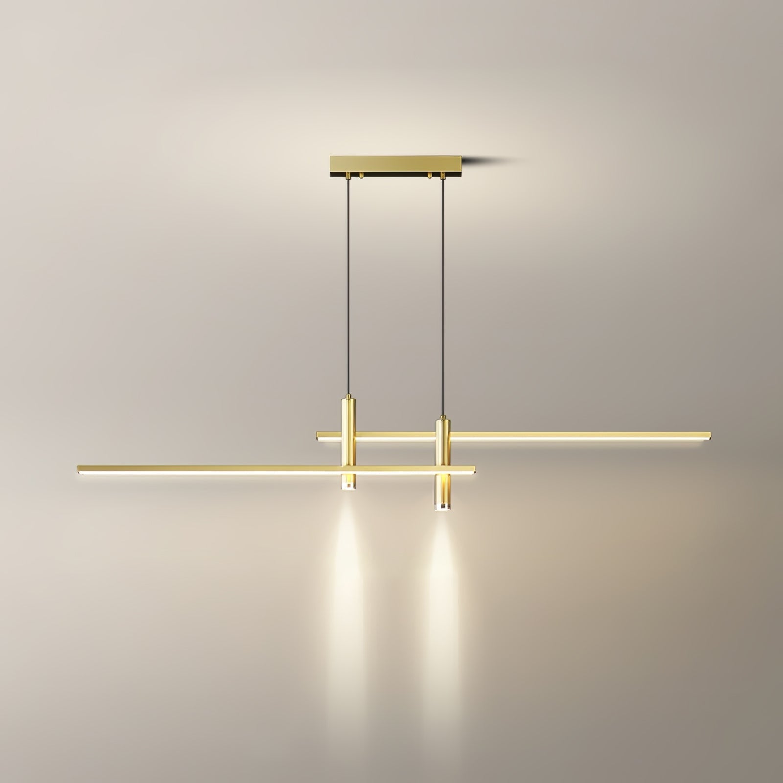 Modern Pendant Light Dining Room Sleek Black and Gold Design - Image 7