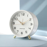 Modern Scandinavian Table Clock Silent Design - Image 7