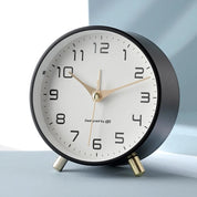 Modern Scandinavian Table Clock Silent Design - Image 8