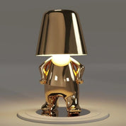 Modern Table Lamp Unique Character Design and Metallic Finish - Image 10