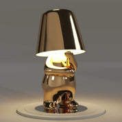 Modern Table Lamp Unique Character Design and Metallic Finish - Image 12