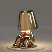 Modern Table Lamp Unique Character Design and Metallic Finish - Image 13