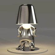Modern Table Lamp Unique Character Design and Metallic Finish - Image 15