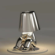Modern Table Lamp Unique Character Design and Metallic Finish - Image 18