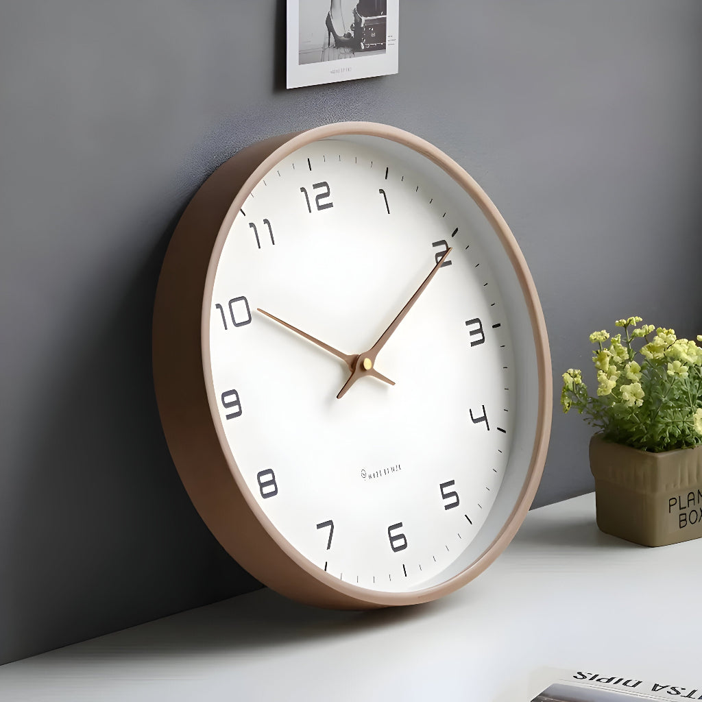 Modern Wall Clock Round Design and Silent Movement - Image 2