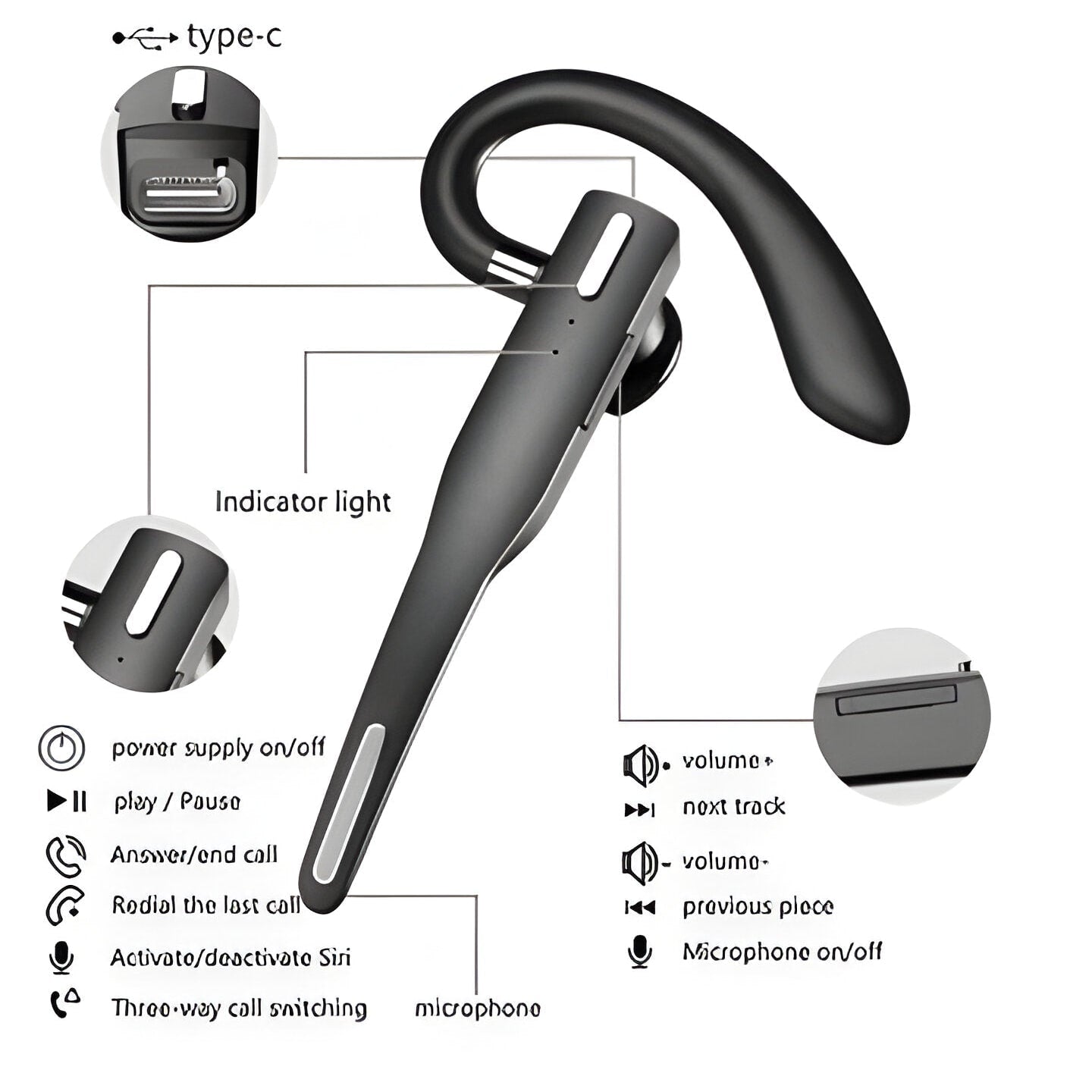 Noise Cancelling Bluetooth Headset Dual Mic Trucker Use - Image 7