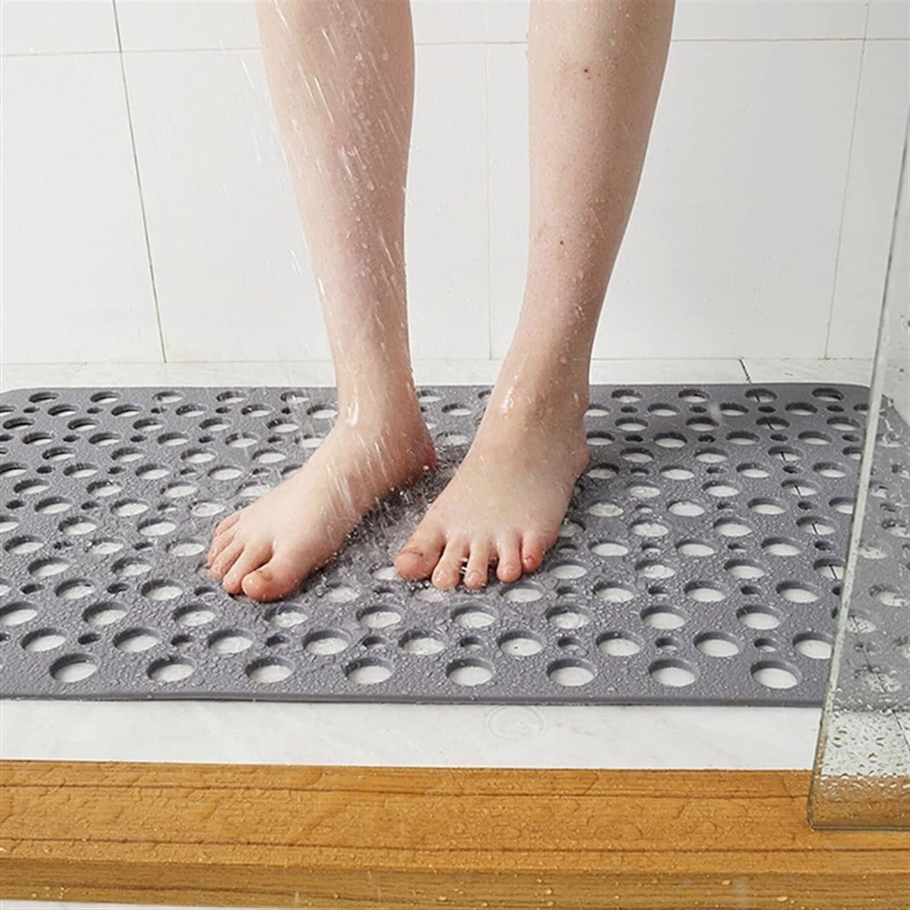 Non-Slip Shower Mat Safe Bathroom Use - Image 1