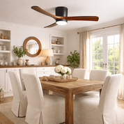 Nordic Wood Ceiling Fan Light Modern Design Home Spaces - Image 14