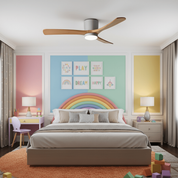 Nordic Wood Ceiling Fan Light Modern Design Home Spaces - Image 18